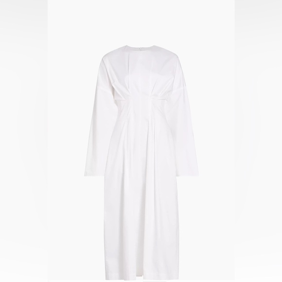 Co white asymmetric maxi dress. New with tags size M - Picture 2 of 7